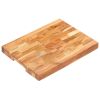 Chopping Board 15.7"x11.8"x1.6" Solid Acacia Wood