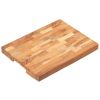 Chopping Board 15.7"x11.8"x1.6" Solid Acacia Wood