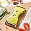 1pc; Fruit Peeler; Vegetable Peeler; Creative Peeler; Stainless Steel Peeler; Potato Peeler; Kitchen Apple Peeler; Melon Planer; Kitchen Gadgets