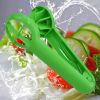 1pc; Grape Tomato Cherry Strawberry Cutter; Green Multifunctional Vegetable And Fruit Cutter; No Blade; Creative Kids Supplies; Kitchen Gadget