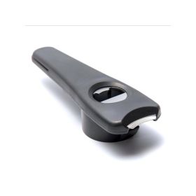 Stainless Steel 3 in 1 Manual Bottle Opener Can Lifter Bottle Caps Grip (Color: BLACK)