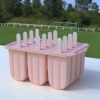 1pc New Summer Ice Cream Tools With Wooden Sticks Silicone Popsicle Molds Custom Mini Silicone Ice Cream Popsicle Mold